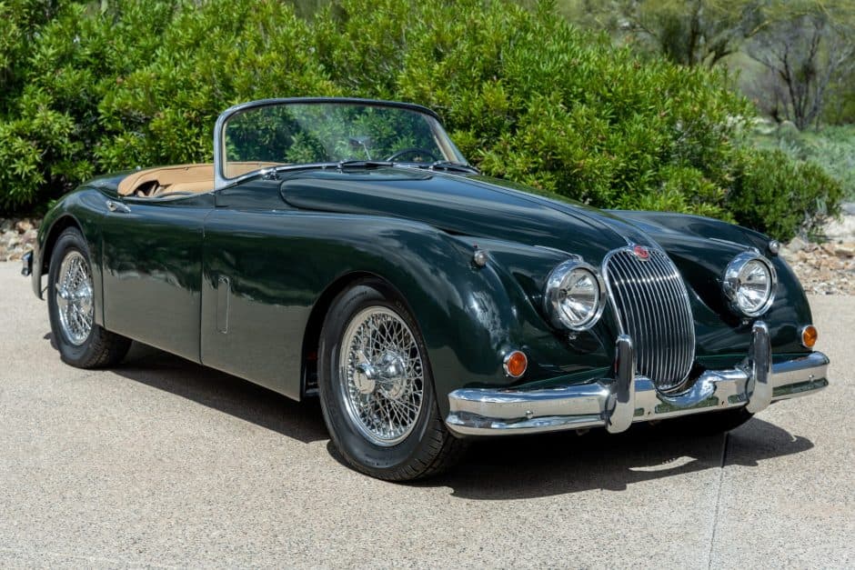 1958 Jaguar XK150 sold for $91,000