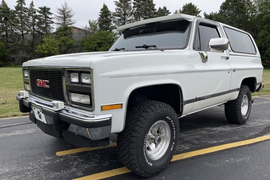 1991 GMC Jimmy (1973-1991) sold for $37,500