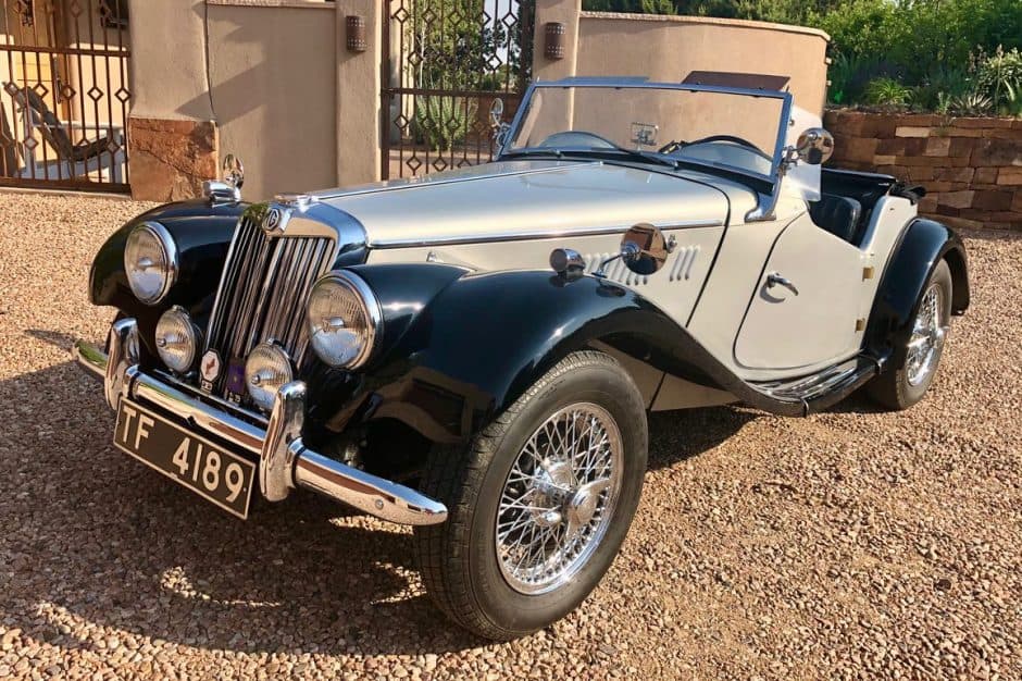 1954 MG TF sold for $27,254