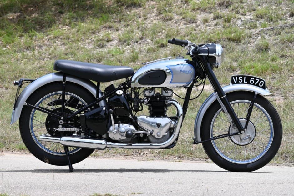 1952 Triumph Thunderbird (1949-1966) sold for $14,357