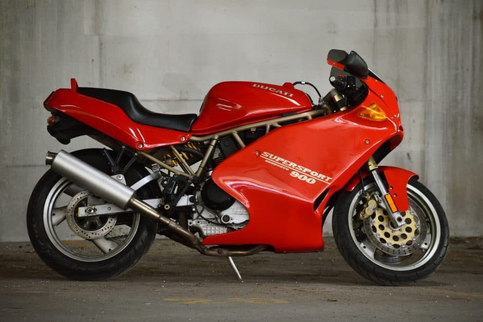 1996 Ducati 750, 800, 900, & 1000 Supersport (1988-2007) sold for $4,500