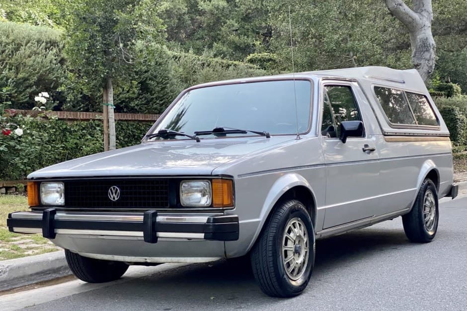 1981 Volkswagen Caddy & Rabbit Pickup sold for $9,300