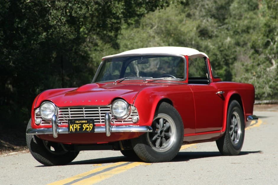 1963 Triumph TR4 sold for $15,000