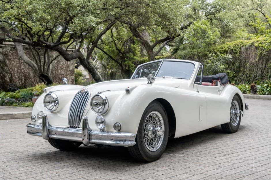 1956 Jaguar XK140 sold for $83,500