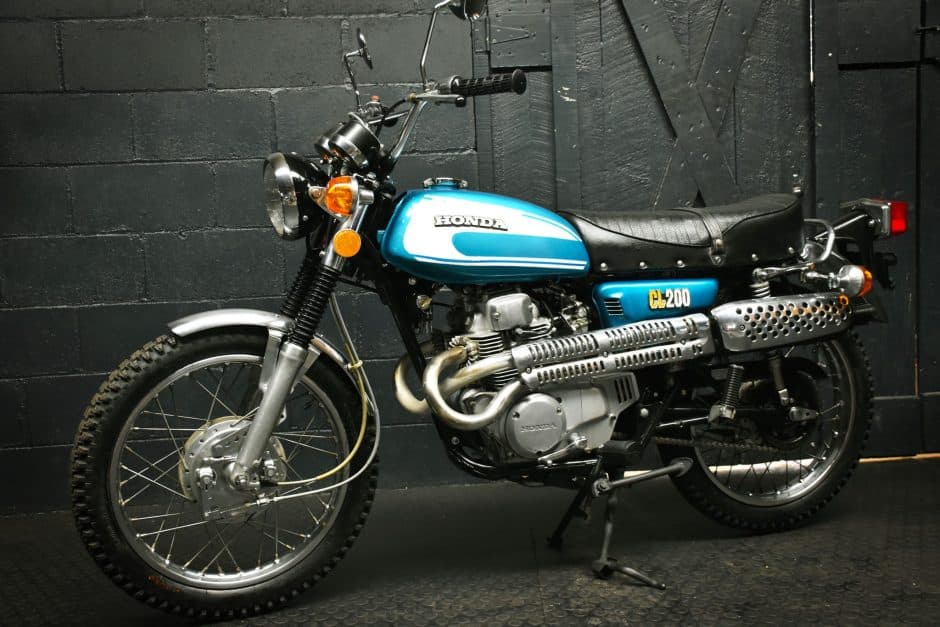 1974 Honda CB200 & CL200 sold for $4,250