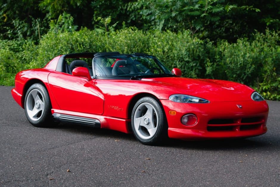1992 Dodge Viper SR I (1992-1995) sold for $70,000