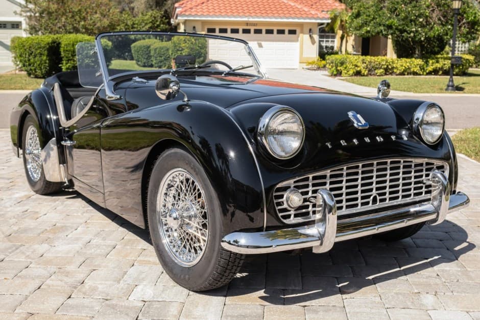 1961 Triumph TR3 sold for $24,000