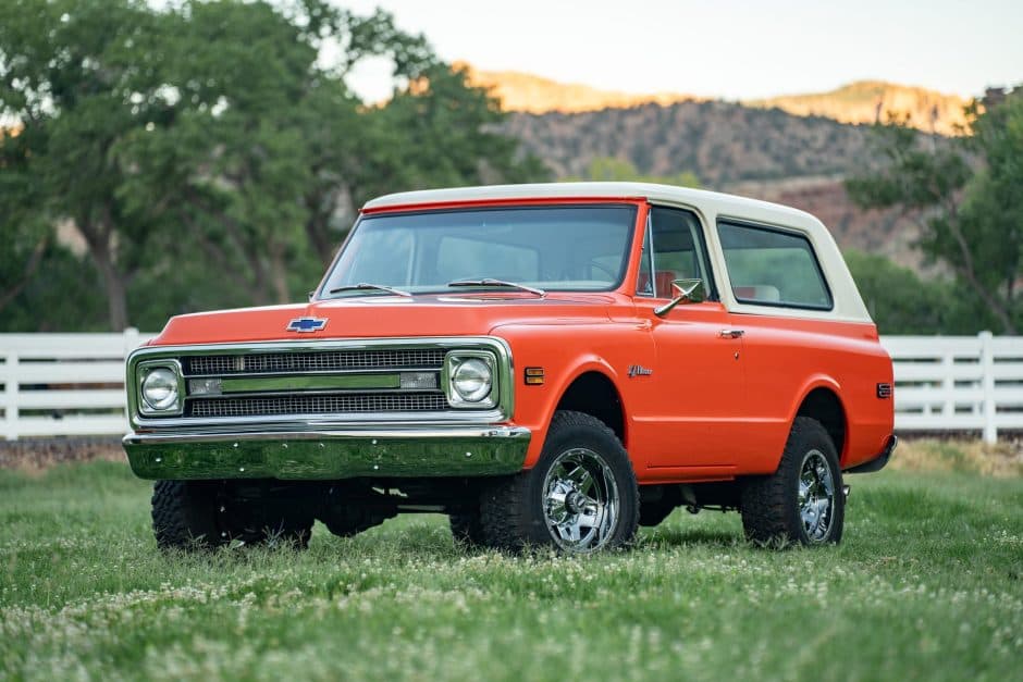 1970 Chevrolet K5 Blazer 1969-1972 sold for $87,000