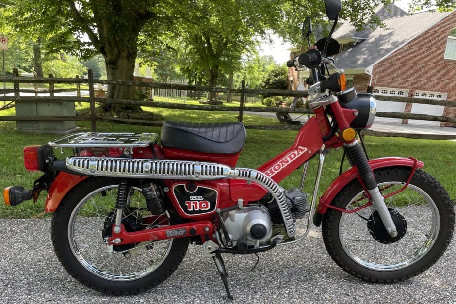 1986 Honda CT110 sold for $3,600