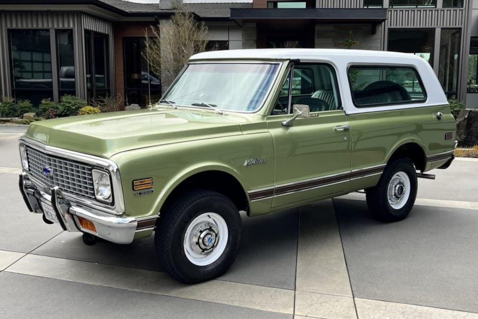 1972 Chevrolet K5 Blazer 1969-1972 sold for $77,000