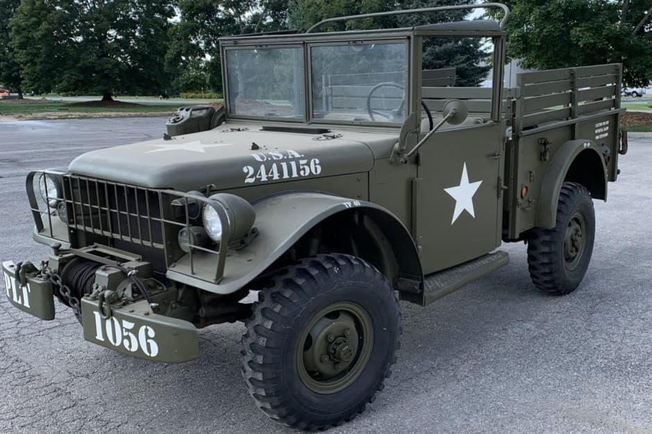 1954 Dodge Military Vehicles sold for $10,199