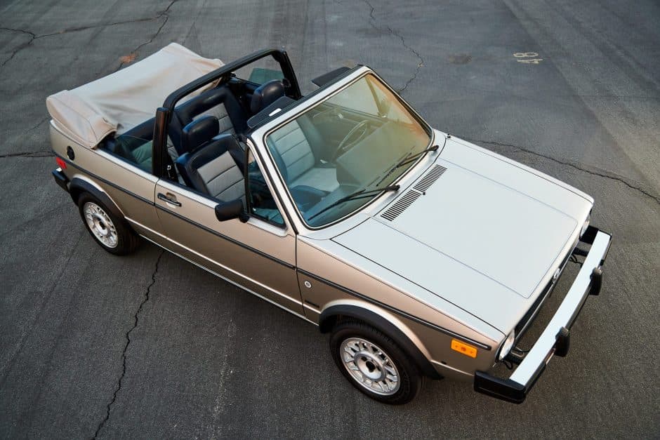 1985 Volkswagen Golf/Rabbit Cabriolet sold for $70,000