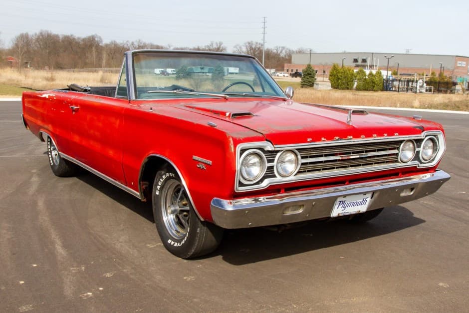 1967 Plymouth GTX sold for $20,550