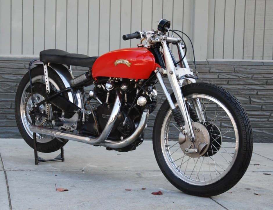 1952 Vincent Black Shadow sold for $46,000