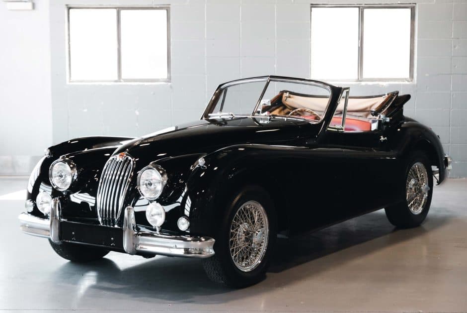 1956 Jaguar XK140 sold for $99,000