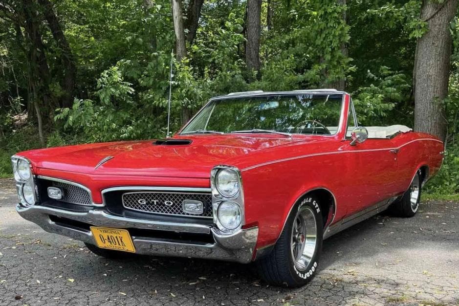 1967 Pontiac GTO sold for $61,000