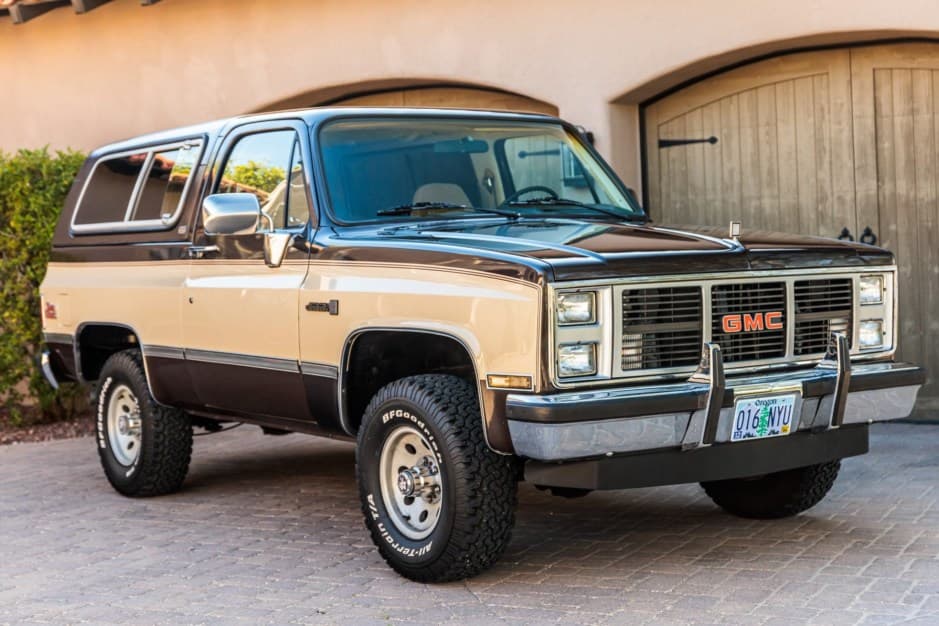 1987 GMC Jimmy (1973-1991) sold for $22,100