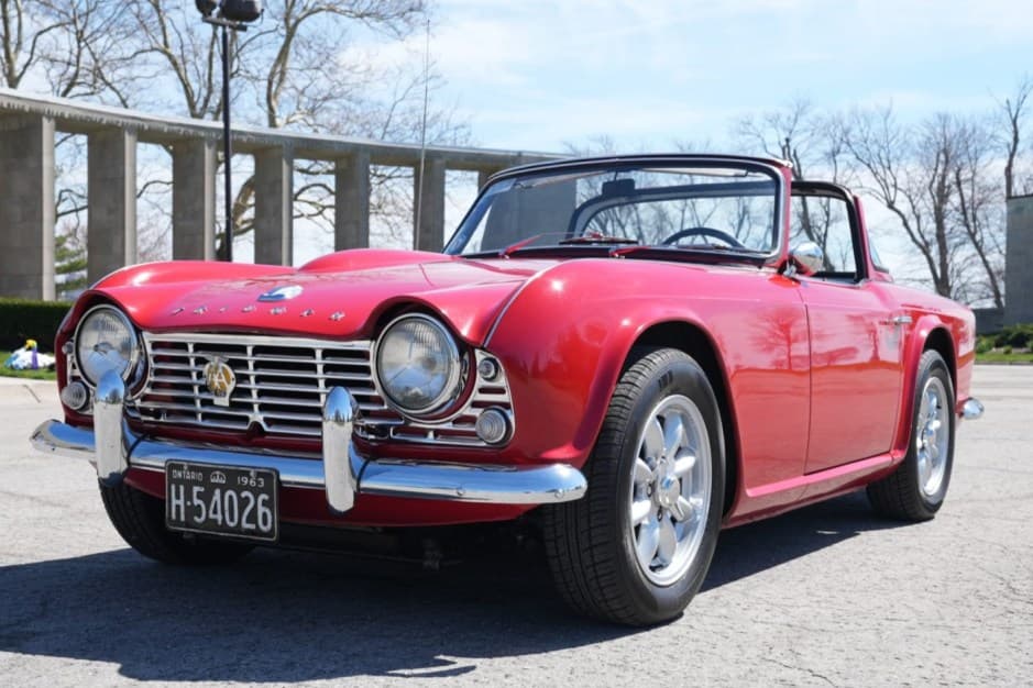 1963 Triumph TR4 sold for $20,000