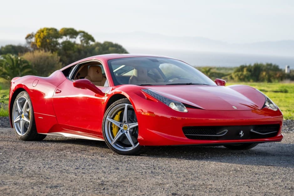 2010 Ferrari 458 sold for $171,500