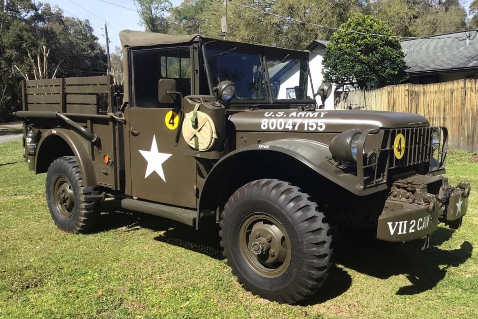 1954 Dodge Military Vehicles sold for $21,000