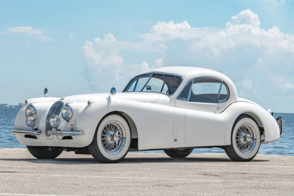 1953 Jaguar XK120 sold for $80,000