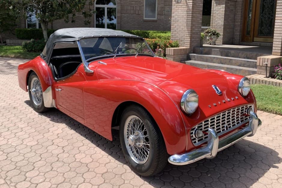 1958 Triumph TR3 sold for $24,750