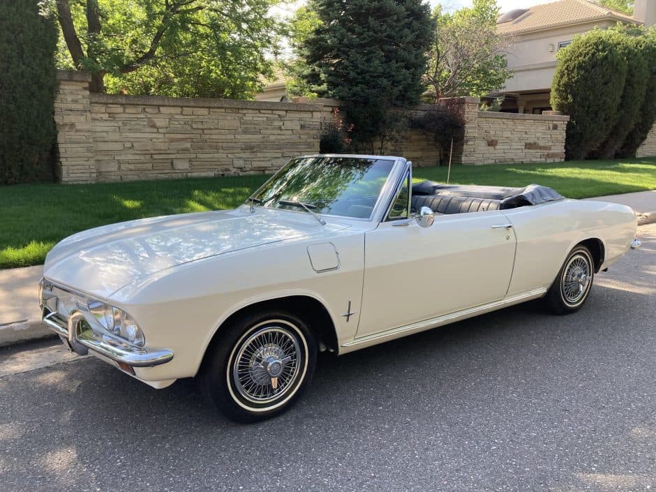 1966 Chevrolet Corvair (1965-1969) sold for $13,750