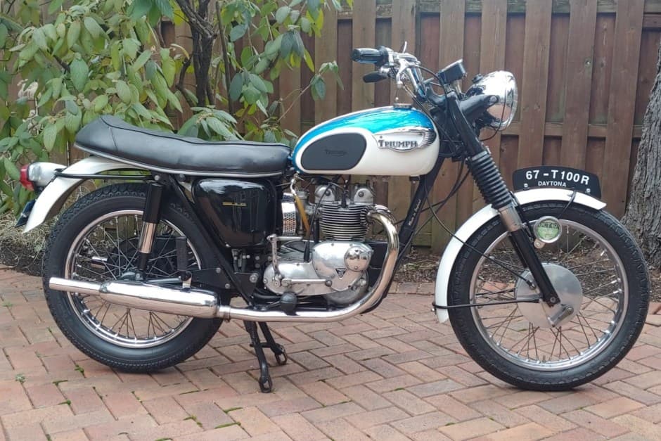 1967 Triumph Daytona sold for $6,200