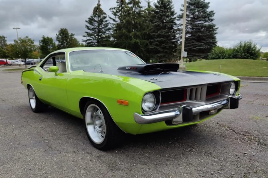 1973 Plymouth Barracuda sold for $49,500
