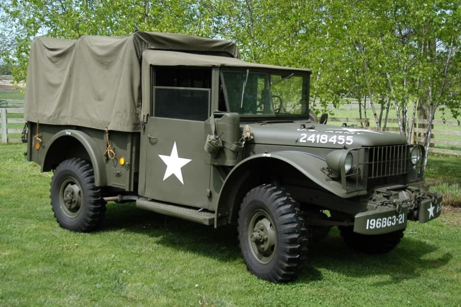 1952 Dodge Military Vehicles sold for $13,250