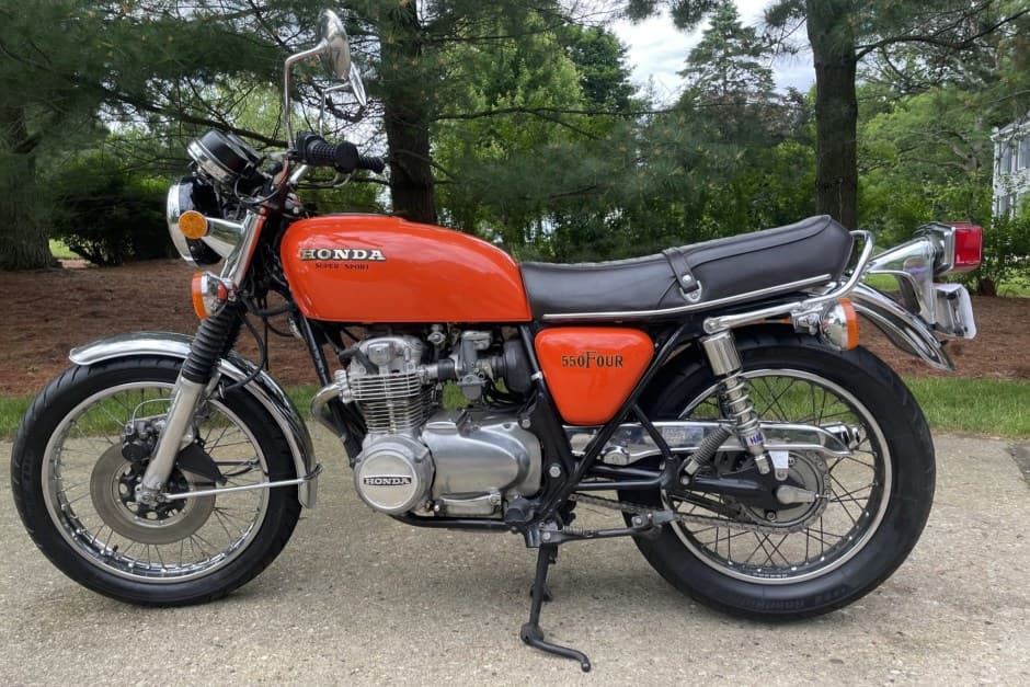 1976 Honda CB500 Four & CB550 sold for $7,000