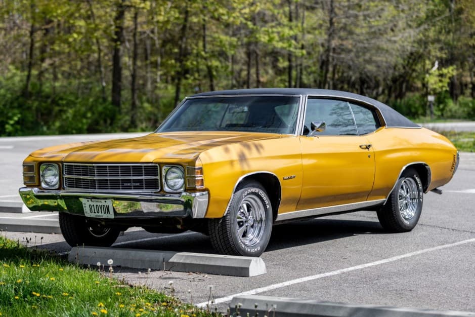 1971 Chevrolet Chevelle sold for $21,000