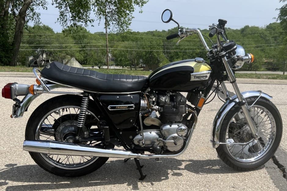 1974 Triumph Trident sold for $7,100