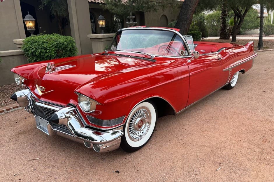 1957 Cadillac Series 62 sold for $186,000