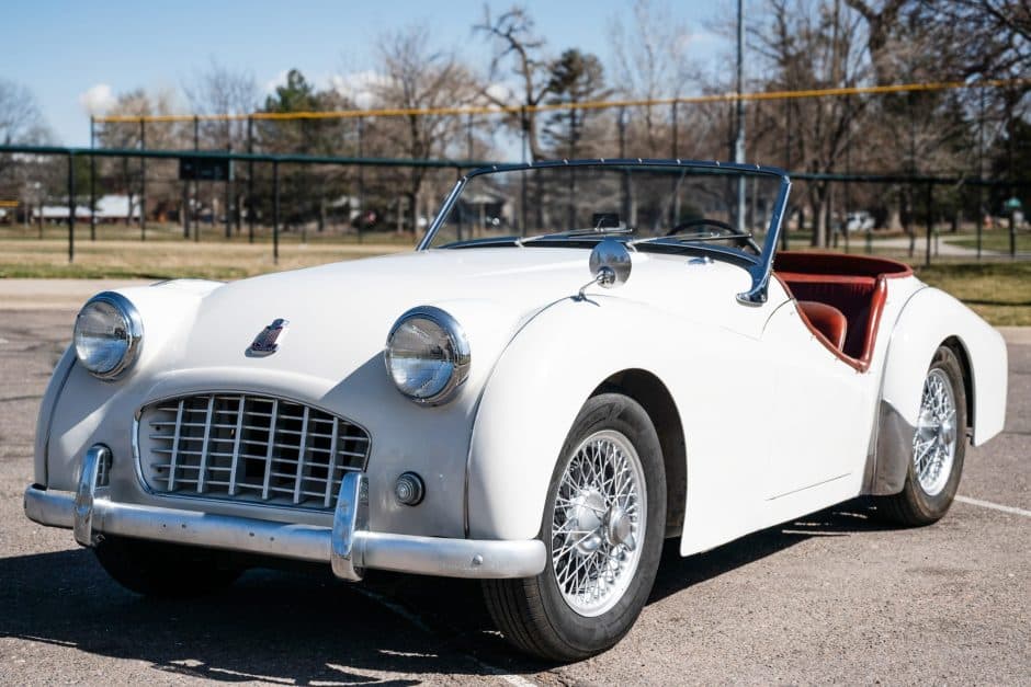 1956 Triumph TR3 sold for $13,100