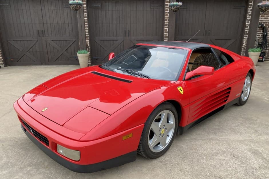 1990 Ferrari 348 sold for $62,500
