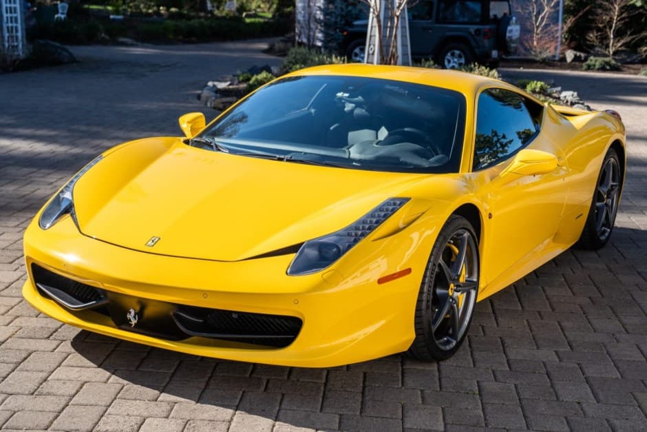2012 Ferrari 458 sold for $185,000