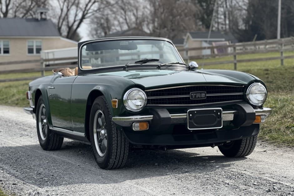 1975 Triumph TR6 sold for $37,500