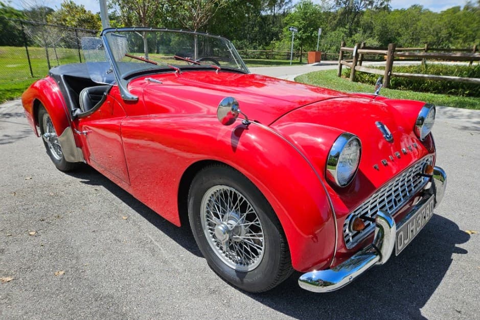 1959 Triumph TR3 sold for $24,500