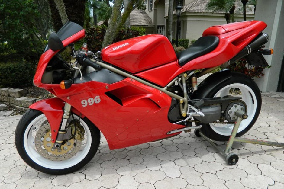 1999 Ducati 996 sold for $9,996