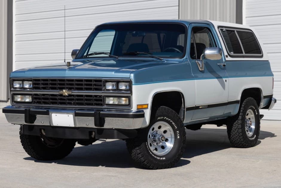 1991 Chevrolet K5 Blazer 1973-1991 sold for $49,250