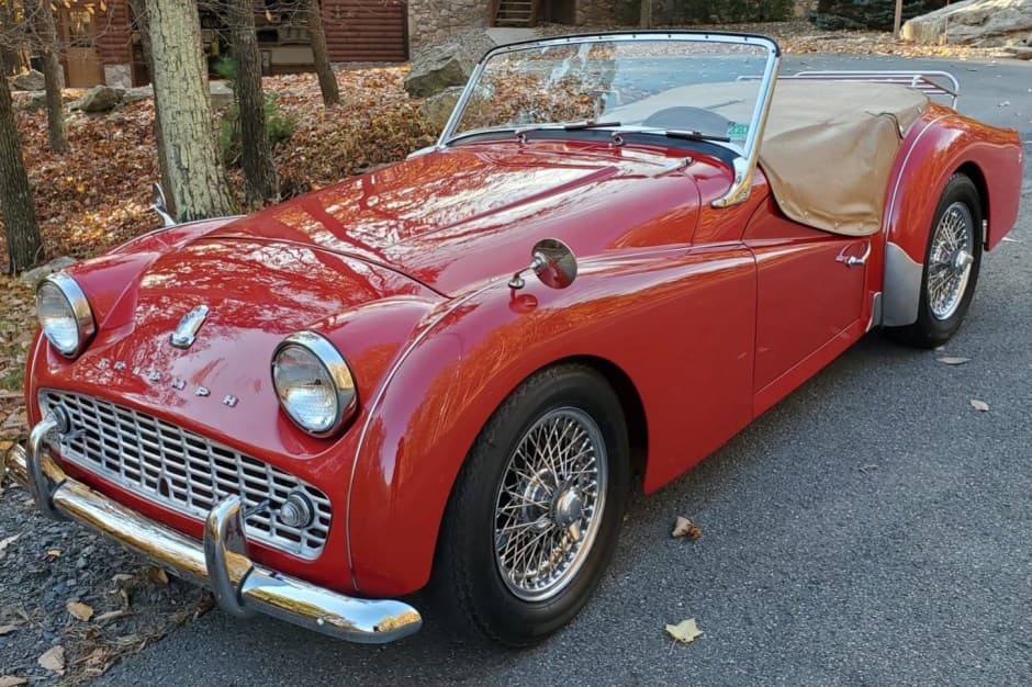 1963 Triumph TR3 sold for $28,000