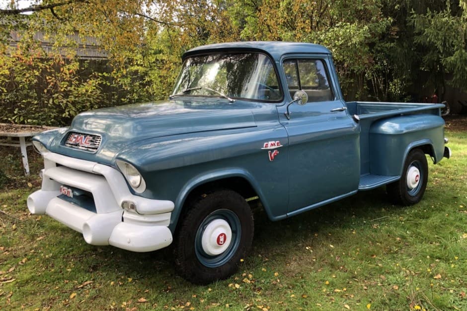 1956 GMC Blue Chip Pickup (1955-1959) sold for $14,000