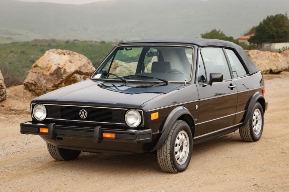 1984 Volkswagen Golf/Rabbit Cabriolet sold for $21,500