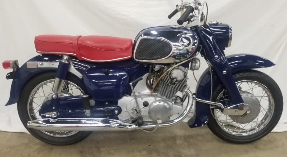 1966 Honda Dream, CB77 Super Hawk, & CL77 Scrambler sold for $5,001