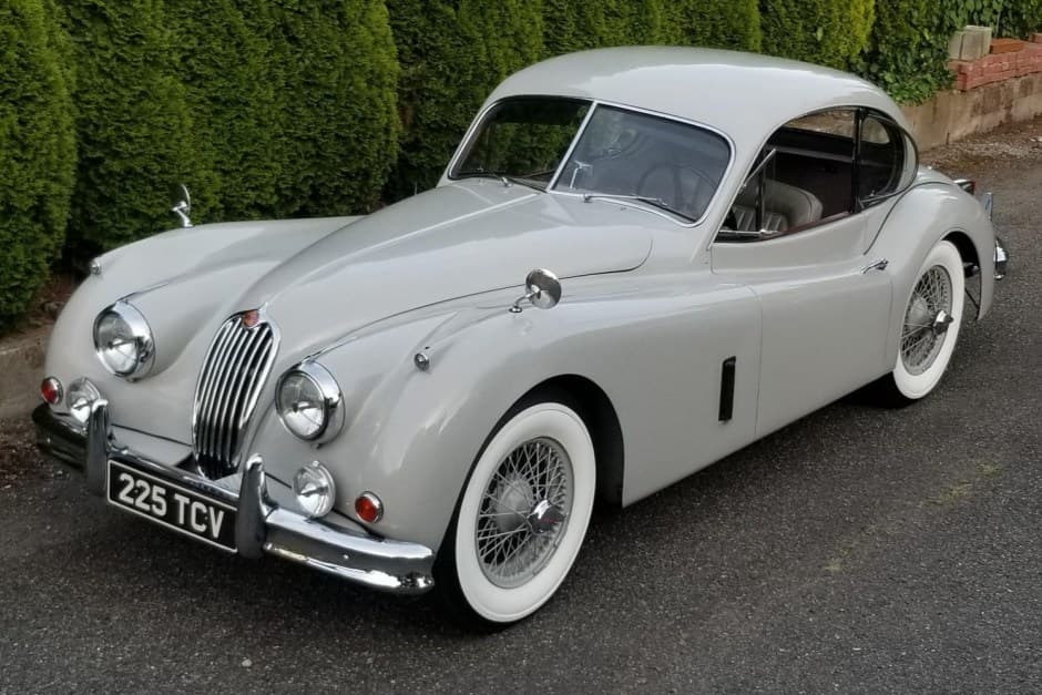 1955 Jaguar XK140 sold for $57,500