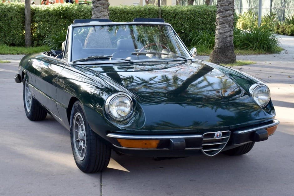 1974 Alfa Romeo 105/115 Spider Series 2 sold for $14,750