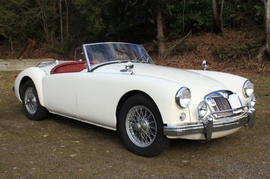 1958 MG MGA sold for $22,000