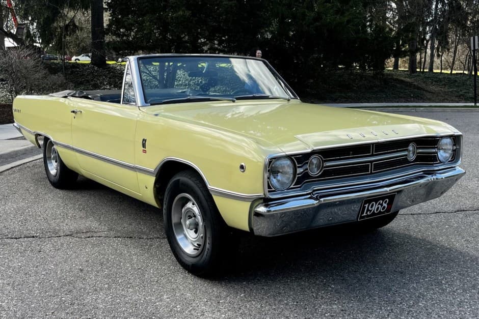 1968 Dodge Dart sold for $15,750