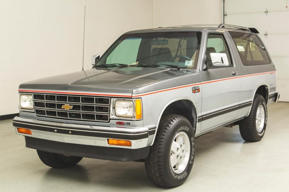 1989 Chevrolet S-10 Blazer 1982-1994 sold for $21,989